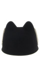 'Jamie' hat with crystals Black