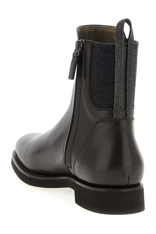 Ботильоны Monile Коричневые BRUNELLO CUCINELLI MZOLG3033C8279