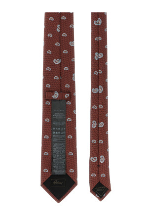 Жаккардовый галстук Коричневый BRIONI O61D00OD4492514 Жаккардовый галстук Коричневый BRIONI O61D00OD4492514