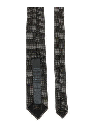 Жаккардовый галстук Черный BRIONI O61D00OD4171012 Жаккардовый галстук Черный BRIONI O61D00OD4171012