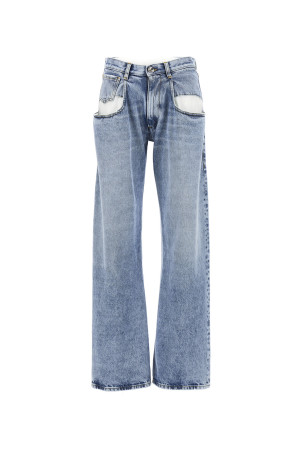 джинсы с боковыми разрезами BLUE MAISON MARGIELA S51LA0052S30513470