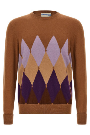 Свитер Argyle коричневый BALLANTYNE B2P00012KA894097 Свитер Argyle коричневый BALLANTYNE B2P00012KA894097