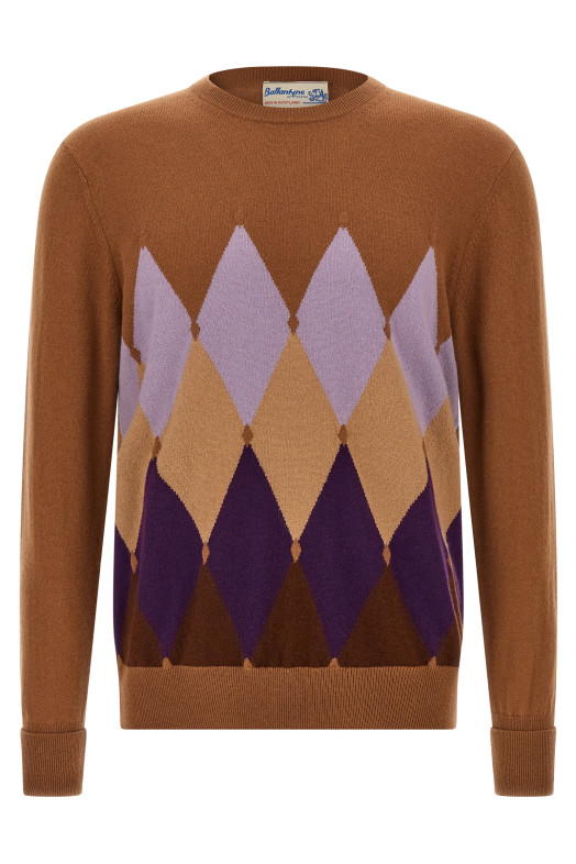 Свитер Argyle коричневый BALLANTYNE B2P00012KA894097 Свитер Argyle коричневый BALLANTYNE B2P00012KA894097