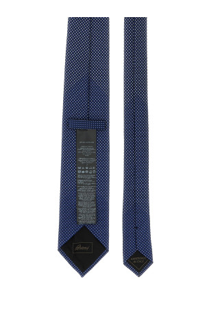 Жаккардовый галстук Синий BRIONI O61Q00OD4594340