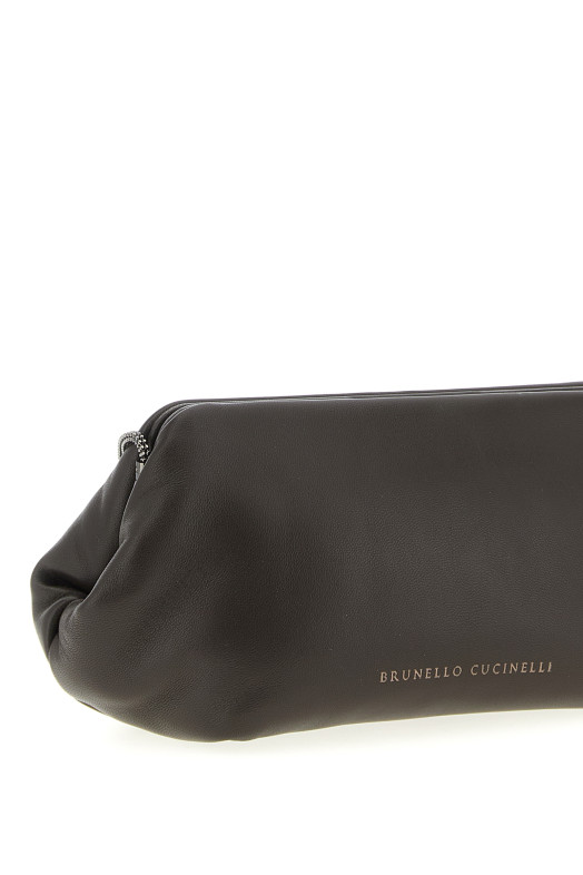 Сумка на ланцюжку Monile, коричнева BRUNELLO CUCINELLI MBGED2768C8279 Сумка на ланцюжку Monile, коричнева BRUNELLO CUCINELLI MBGED2768C8279