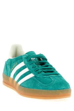 Кросівки «Gazelle Indoor» зеленого кольору JQ8391OWHITEGOLDMT Кросівки «Gazelle Indoor» зеленого кольору JQ8391OWHITEGOLDMT