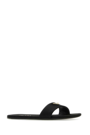 Black satin slippers Black PRADA (1XX355FD005070) Black satin slippers Black PRADA (1XX355FD005070)