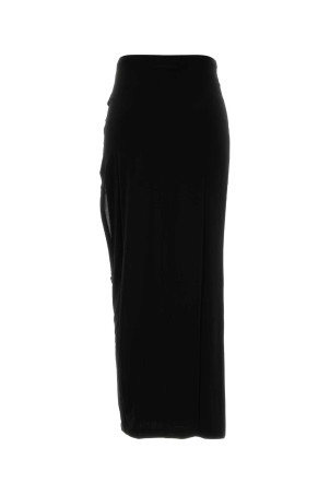 Чорна еластична спідниця з віскози JEAN PAUL GAULTIER (2503WSK008J008)