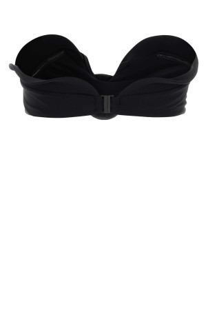 Black stretch nylon bikini top Black MAGDA BUTRYM (827725)