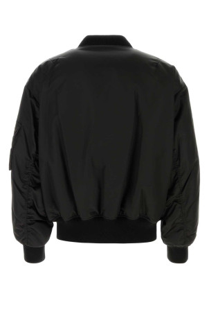 Black nylon bomber jacket Black SAINT LAURENT (838713YZ9BV)