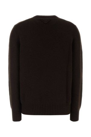 Dark brown wool blend sweater PRADA (P24A3ZS23213XA)