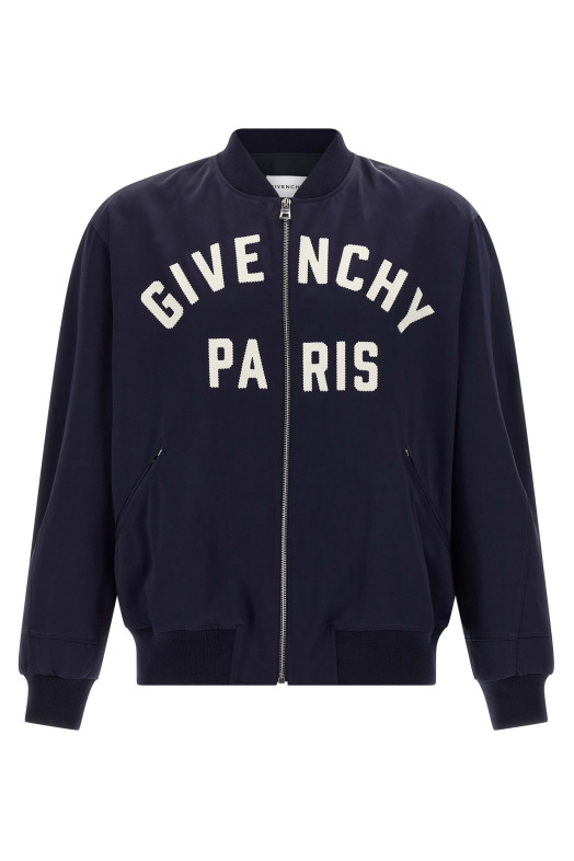 Logo bomber jacket Blue Logo bomber jacket Blue