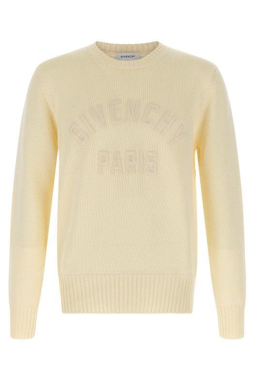 Светр з логотипом Бежевий GIVENCHY BM90W04YNM150 Светр з логотипом Бежевий GIVENCHY BM90W04YNM150