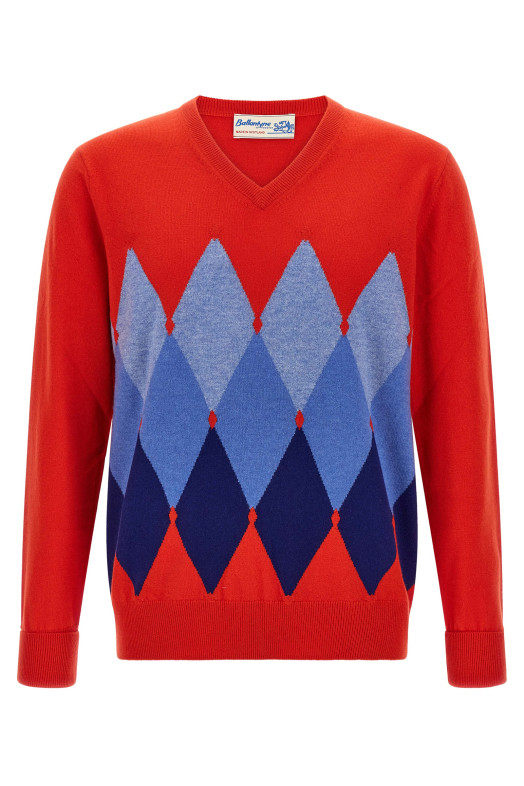 Свитер с узором «аргил» Красный BALLANTYNE B2P00112KA892002 Свитер с узором «аргил» Красный BALLANTYNE B2P00112KA892002