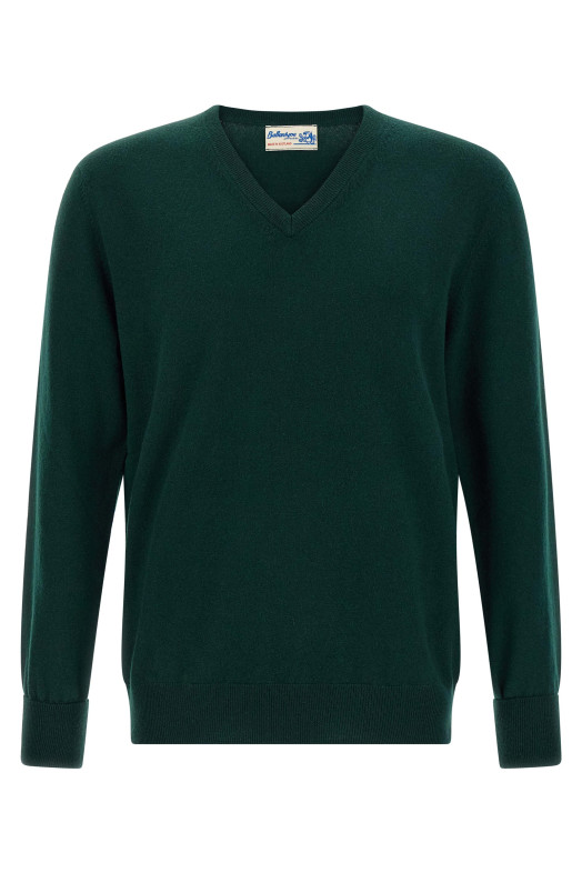 Свитер с V-образным вырезом Зеленый BALLANTYNE B2P00112K0012585 Свитер с V-образным вырезом Зеленый BALLANTYNE B2P00112K0012585