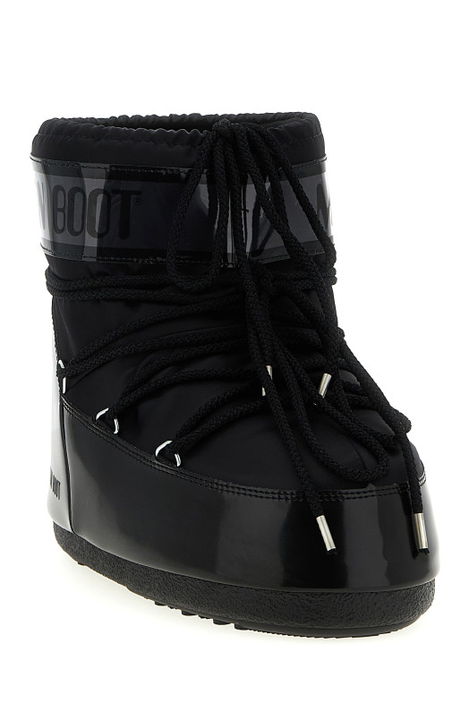 'Icon Low Glance' ankle boots Black