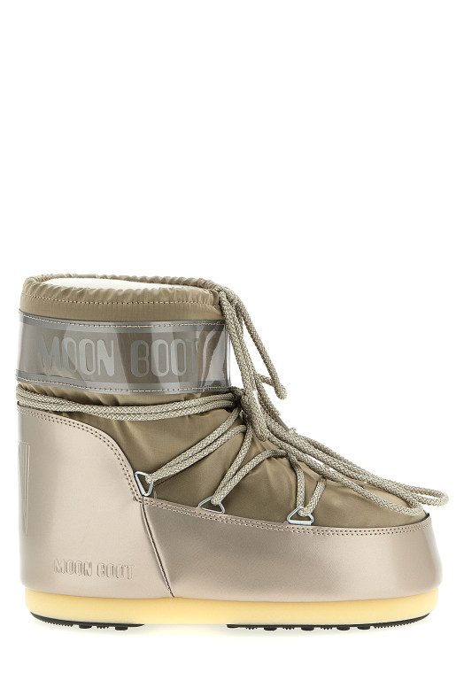 'Icon Low Glance' ankle boots Gold