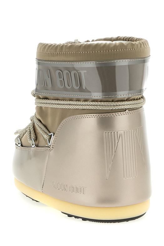 'Icon Low Glance' ankle boots Gold