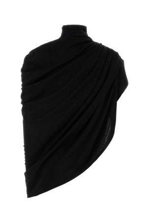 Black stretch crepe top JEAN PAUL GAULTIER (2503WTO285W021)