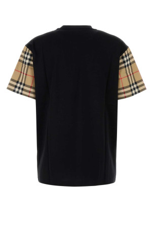 Черная хлопковая футболка Black BURBERRY (8073028) Черная хлопковая футболка Black BURBERRY (8073028)