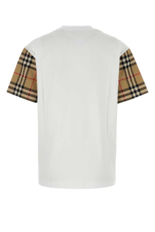 Белая хлопковая футболка White BURBERRY (8073029) Белая хлопковая футболка White BURBERRY (8073029)