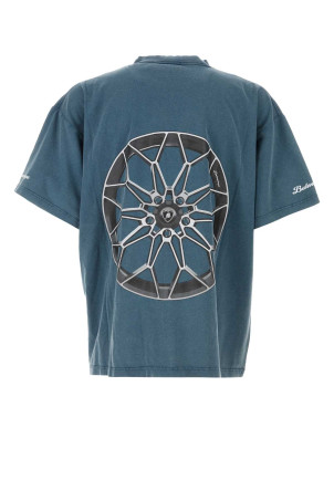 Cerulean blue cotton Balenciaga x Automobili Lamborghini oversize t-shirt BALENCIAGA (831305TSVP9)