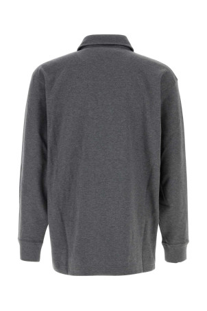 Темно-серая хлопковая рубашка-поло BOTTEGA VENETA (834334V5OA0) Темно-серая хлопковая рубашка-поло BOTTEGA VENETA (834334V5OA0)