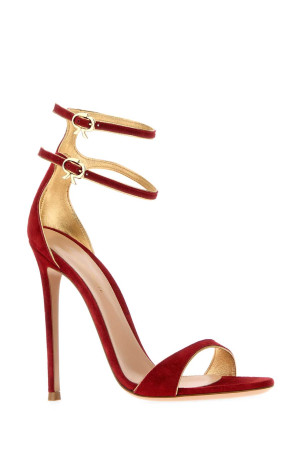 Red suede Visctorine sandals GIANVITO ROSSI (G6175311RICXCK) Red suede Visctorine sandals GIANVITO ROSSI (G6175311RICXCK)