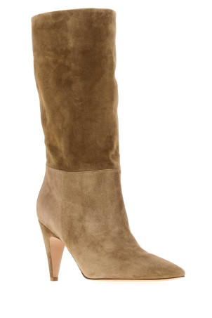 Ботинки Elise из замши Cappuccino GIANVITO ROSSI (G7297585RICCAS) Ботинки Elise из замши Cappuccino GIANVITO ROSSI (G7297585RICCAS)