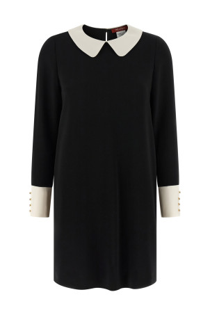 'Golfo' dress Black-grey