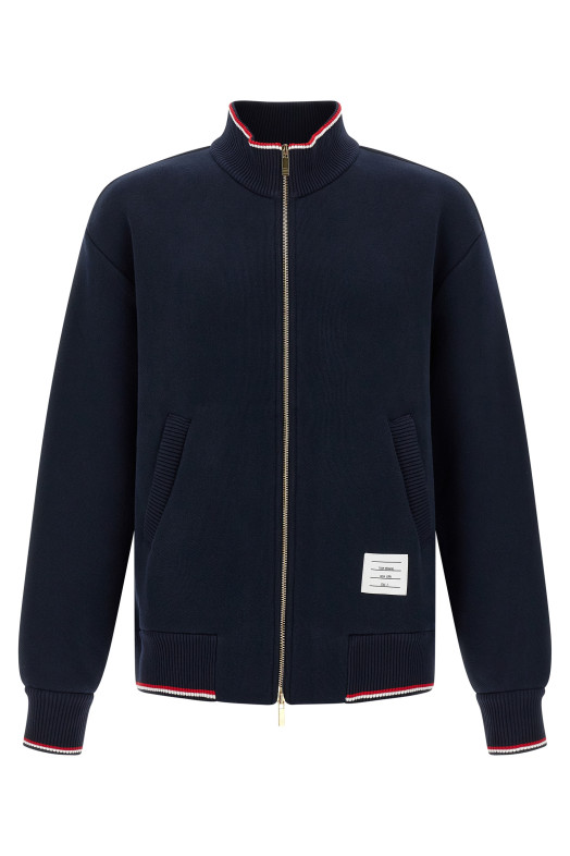 RWB свитшот с трубочными элементами Синий THOM BROWNE MJT545AJ0233415 RWB свитшот с трубочными элементами Синий THOM BROWNE MJT545AJ0233415