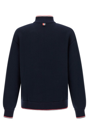 RWB свитшот с трубочными элементами Синий THOM BROWNE MJT545AJ0233415 RWB свитшот с трубочными элементами Синий THOM BROWNE MJT545AJ0233415