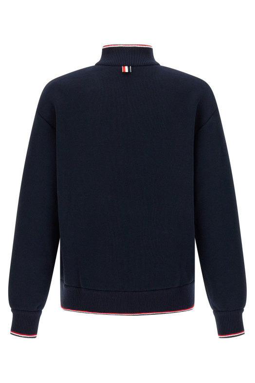 RWB свитшот с трубочными элементами Синий THOM BROWNE MJT545AJ0233415 RWB свитшот с трубочными элементами Синий THOM BROWNE MJT545AJ0233415