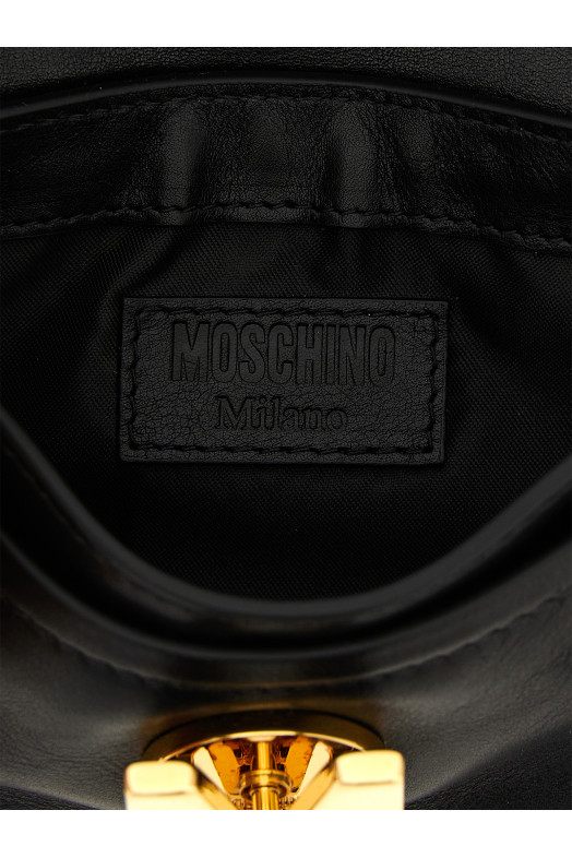 Міні-клатч «M» Чорний MOSCHINO A749280080555