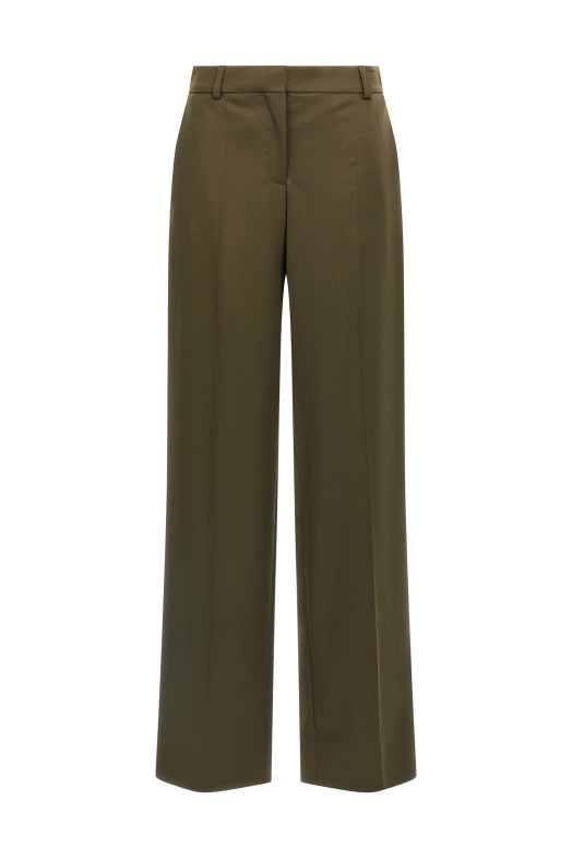 Шерстяні штани Зелені STELLA MCCARTNEY 6403023GU7562942