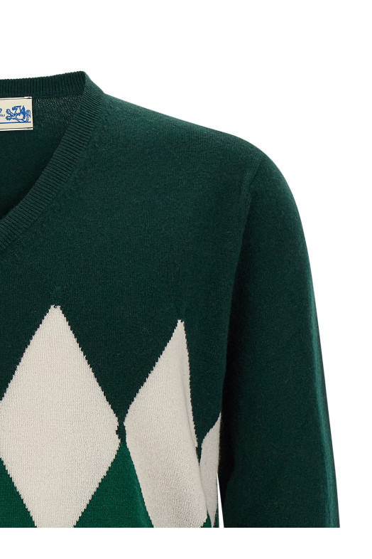 Свитер с узором «аргил» Зеленый BALLANTYNE B2P00112KA892508 Свитер с узором «аргил» Зеленый BALLANTYNE B2P00112KA892508