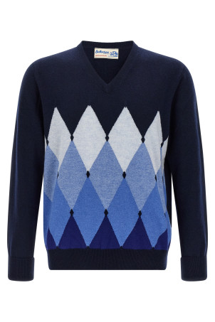 Светр з візерунком «аргіл» Синій BALLANTYNE B2P00112KA893523 Светр з візерунком «аргіл» Синій BALLANTYNE B2P00112KA893523