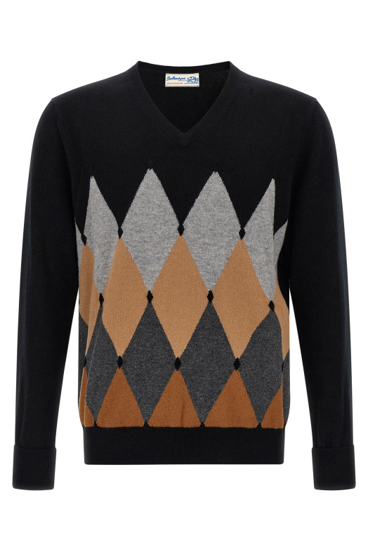 Свитер с узором «аргил» Черный BALLANTYNE B2P00112KA895510 Свитер с узором «аргил» Черный BALLANTYNE B2P00112KA895510