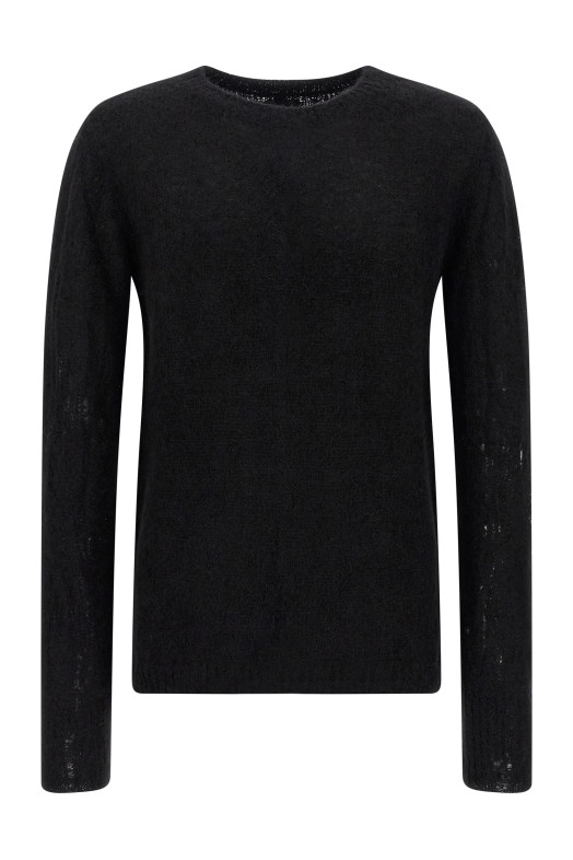 Alpaca wool sweater Black Alpaca wool sweater Black