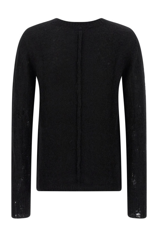 Alpaca wool sweater Black Alpaca wool sweater Black