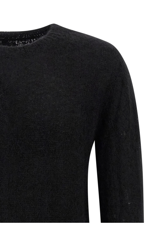 Alpaca wool sweater Black Alpaca wool sweater Black