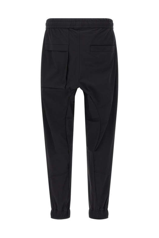 Technical fabric joggers Black