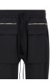 Technical fabric joggers Black