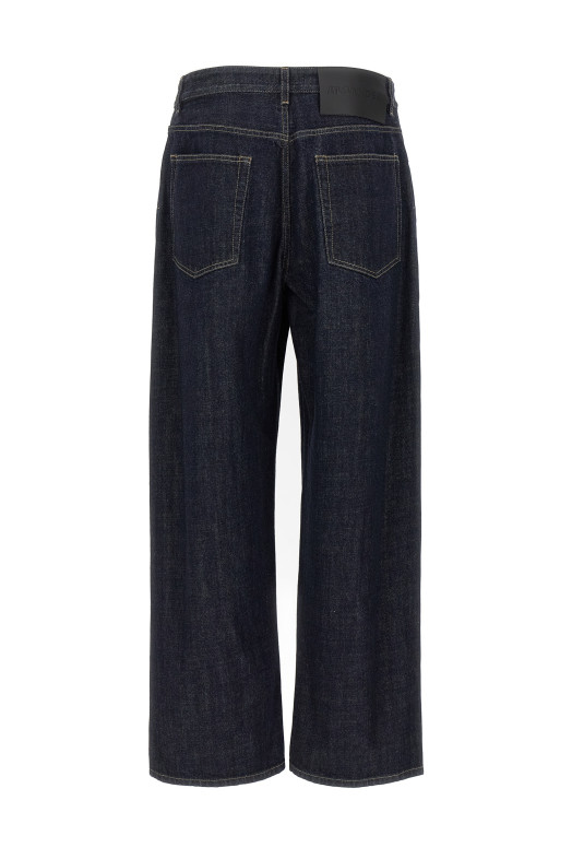 Jean cotton diagonal Blue