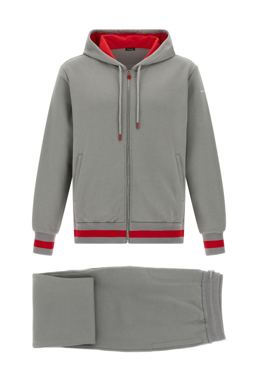 Хлопковый спортивный костюм Серый KITON UMJ002204002