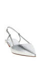 'Miss Z' slingback Silver