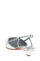 'Miss Z' slingback Silver