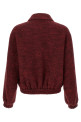 Бомбер из шерсти меланж бордовый JIL SANDER J22BN0269J20321640