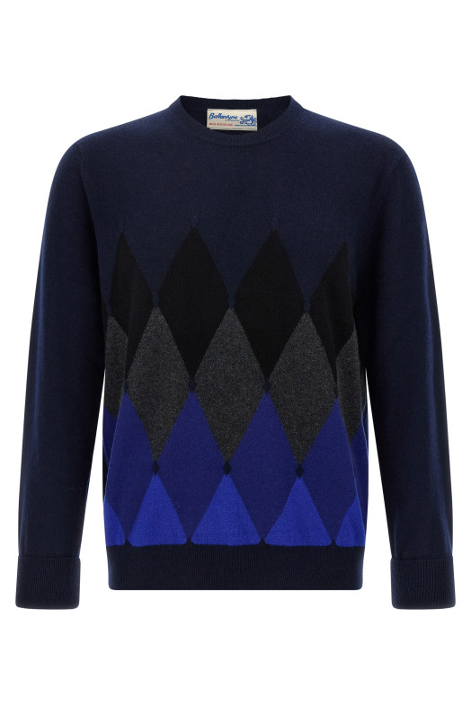 Свитер с узором «аргил» Синий BALLANTYNE B2P00012KA893527 Свитер с узором «аргил» Синий BALLANTYNE B2P00012KA893527