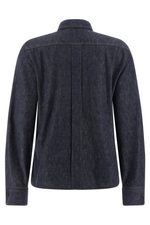 Джинсовая рубашка Monile Синяя BRUNELLO CUCINELLI MA782MM606C001 Джинсовая рубашка Monile Синяя BRUNELLO CUCINELLI MA782MM606C001